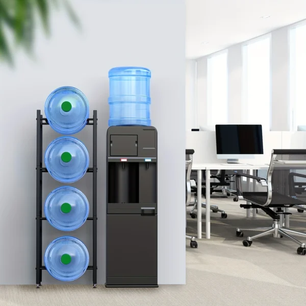 Metal 5 Gallon Water Bottle Storage Rack - 1pc Water Dispenser Stand for Living Room/Office - Christmas Gift for Family