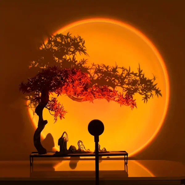 Sunset LED USB Rainbow Projector – Ambient Wall Light