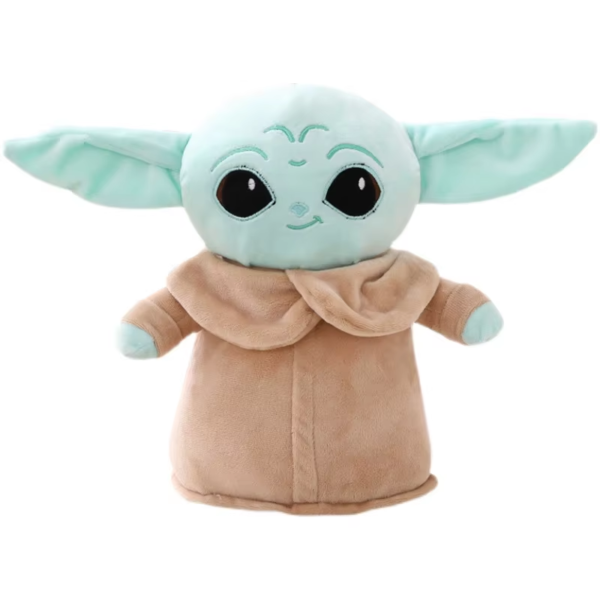 Disney Star Wars Yoda Baby Grogu Plush Toy 18cm - Mandalorian Keychain & Kids Gift