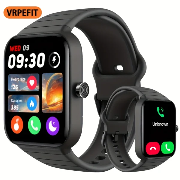 Men's Sport Digital Watch | LED Fitness Watch with Silicone Strap | Rectangle Electronic Clock